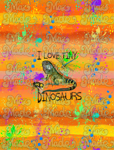 Tiny Dinosaurs Big Kids Panel Cotton Lycra