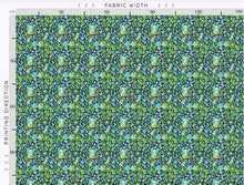 Load image into Gallery viewer, Green with Mushies Cotton Woven (20x20 repeat)
