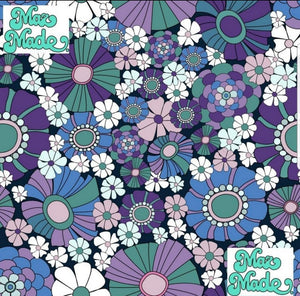Midnight Frost French Terry 1m x 1.5m